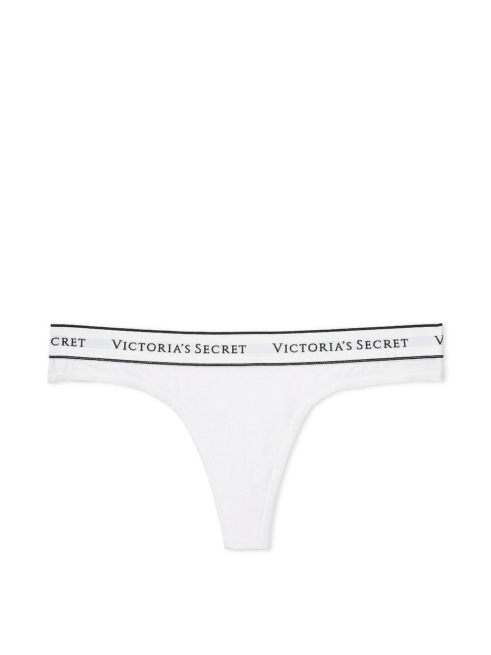 Victoria's Secret Cotton Logo Cotton Thong Panty