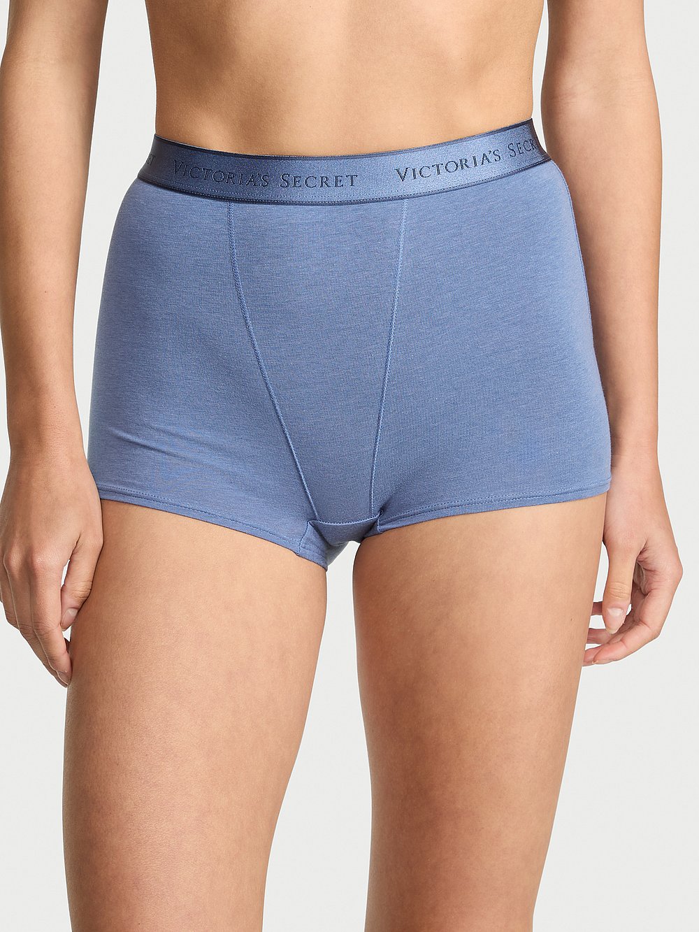 Victoria's Secret Cotton Logo Cotton High-Waist Boyshort Panty
