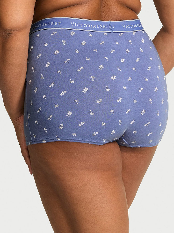Victoria's Secret Cotton Logo Cotton High-Waist Boyshort Panty