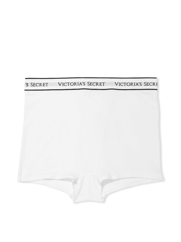 Victoria's Secret Cotton Logo Cotton High-Waist Boyshort Panty