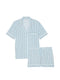 Light Blue Stripped