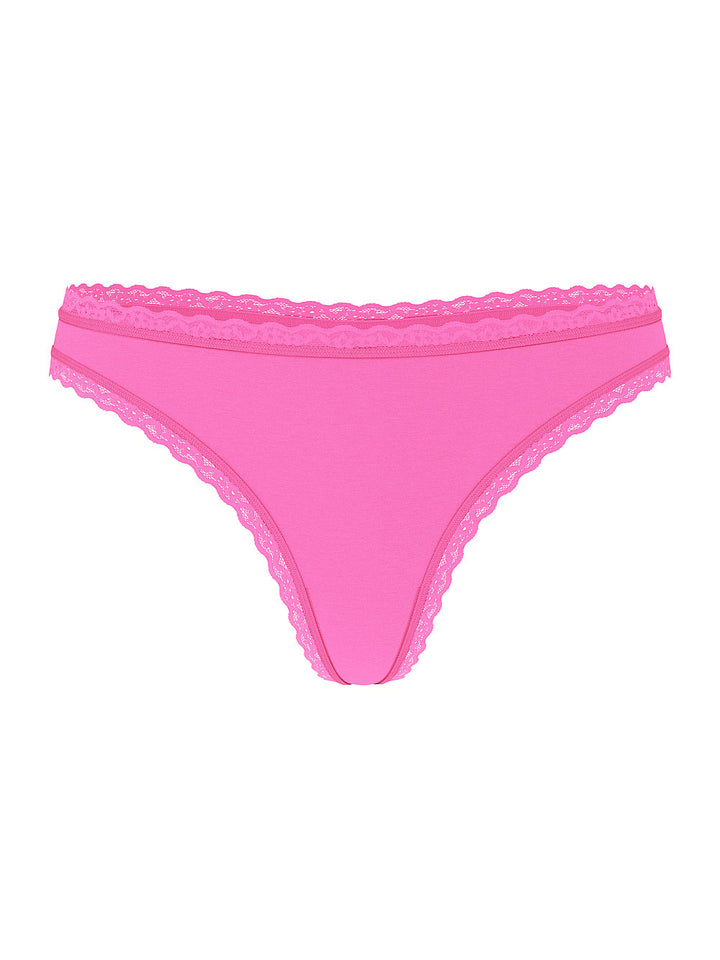 Victoria's Secret The Lacie Cotton Lace-Waist Thong