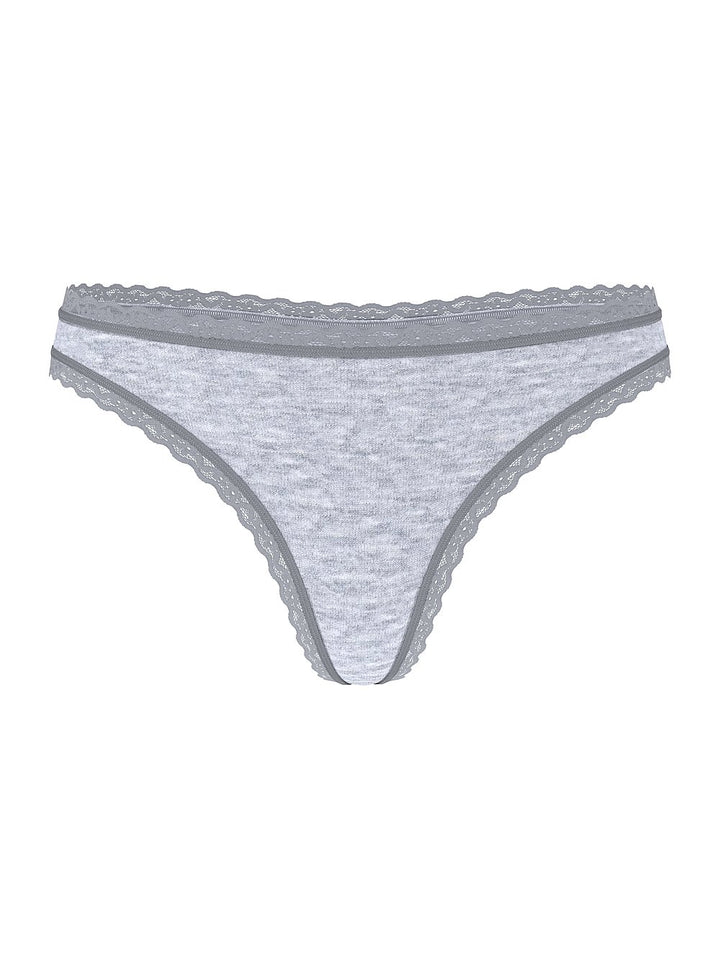 Victoria's Secret The Lacie Cotton Lace-Waist Thong