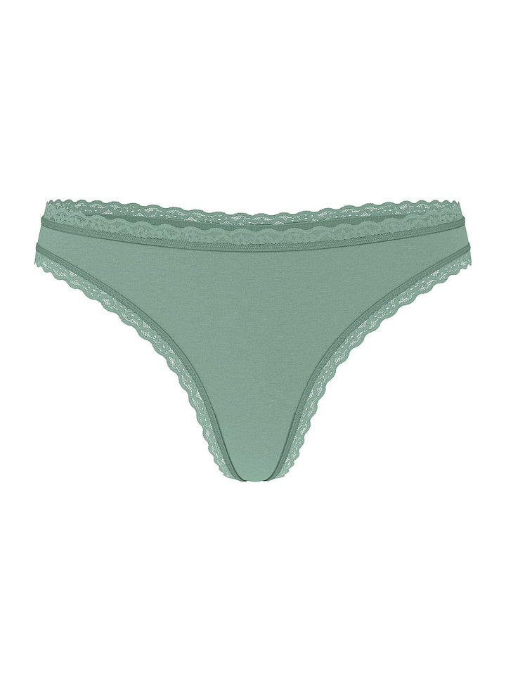 Victoria's Secret The Lacie Cotton Lace-Waist Thong