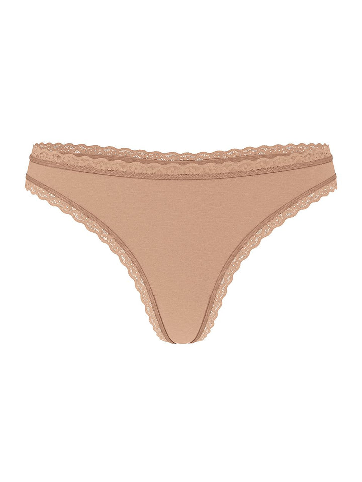Victoria's Secret The Lacie Cotton Lace-Waist Thong