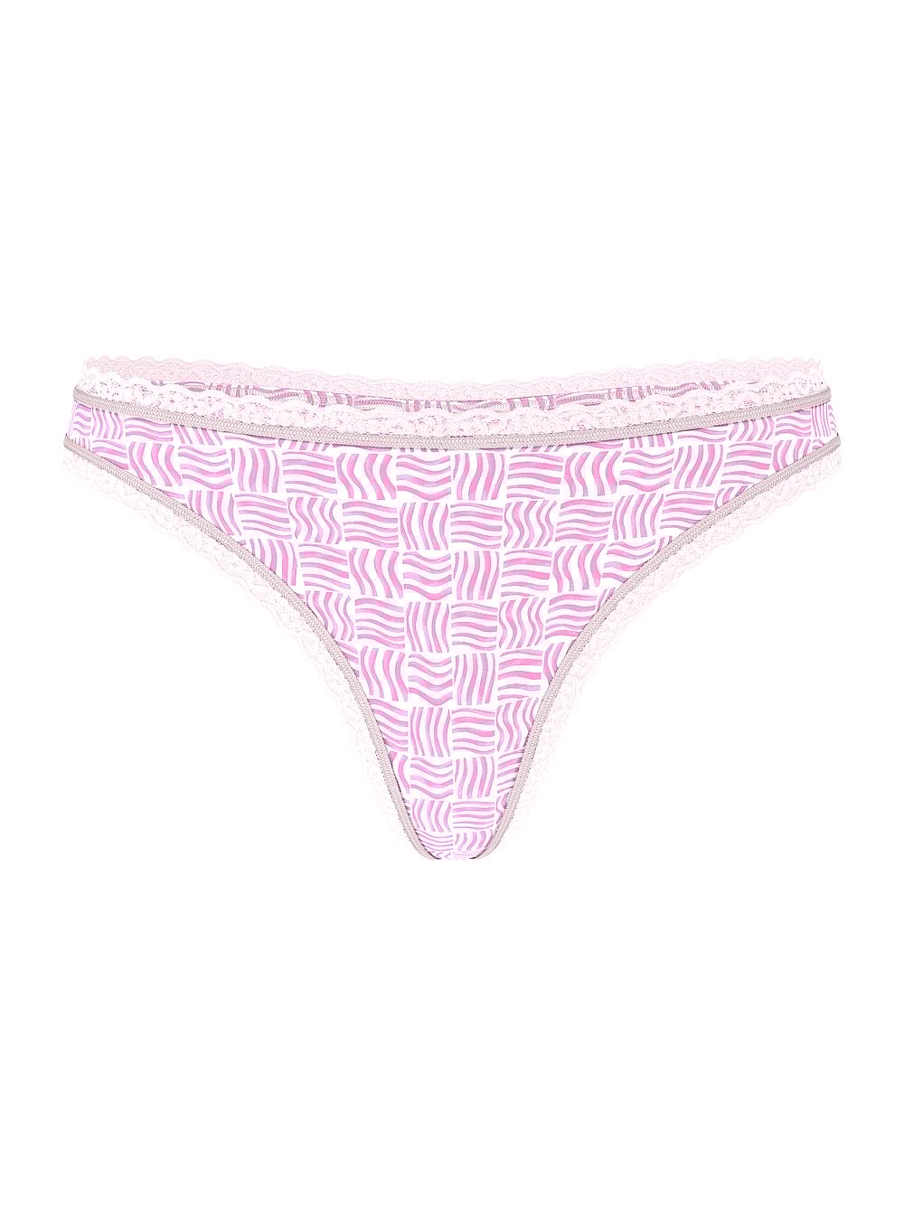 Victoria's Secret The Lacie Cotton Lace-Waist Thong