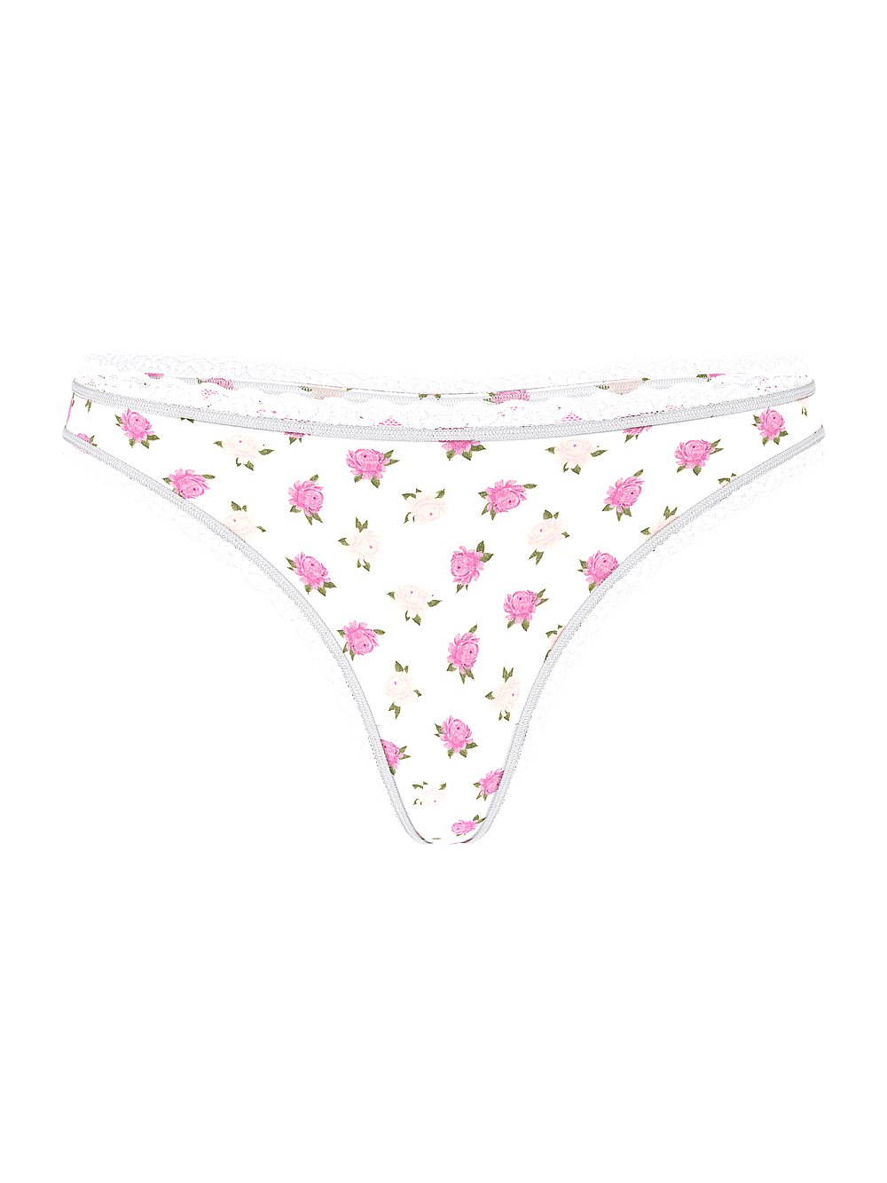 Victoria's Secret The Lacie Cotton Lace-Waist Thong