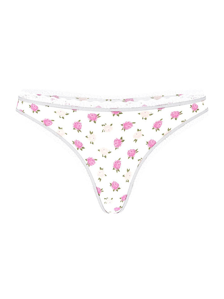 Victoria's Secret The Lacie Cotton Lace-Waist Thong