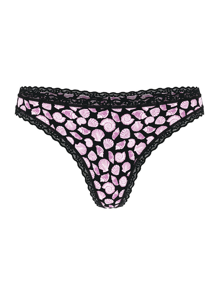 Victoria's Secret The Lacie Cotton Lace-Waist Thong