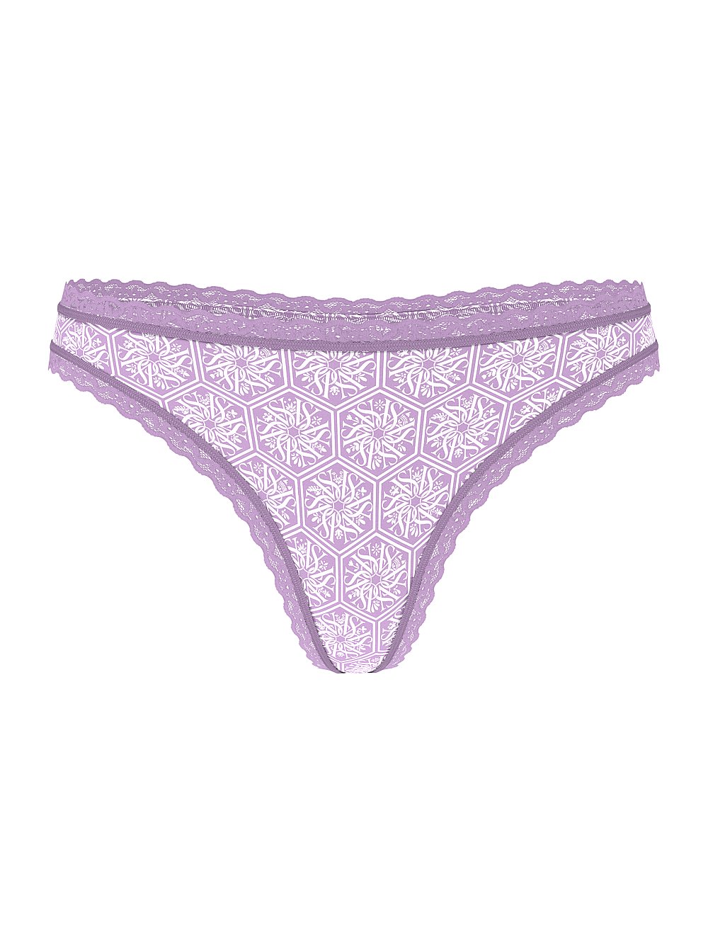 Victoria's Secret The Lacie Cotton Lace-Waist Thong