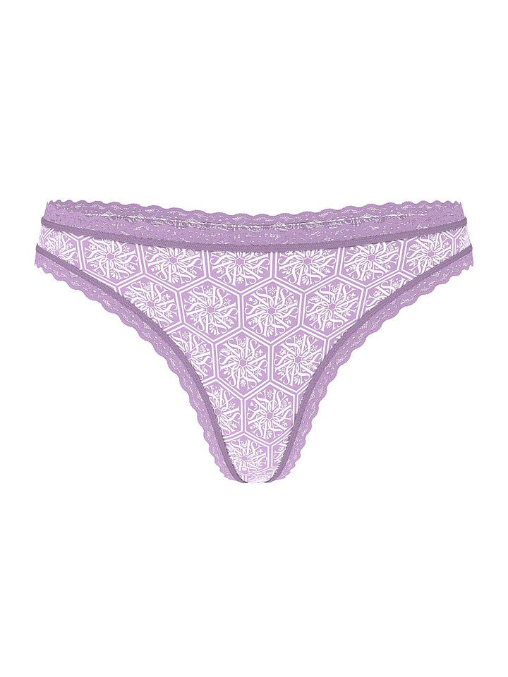 Victoria's Secret The Lacie Cotton Lace-Waist Thong