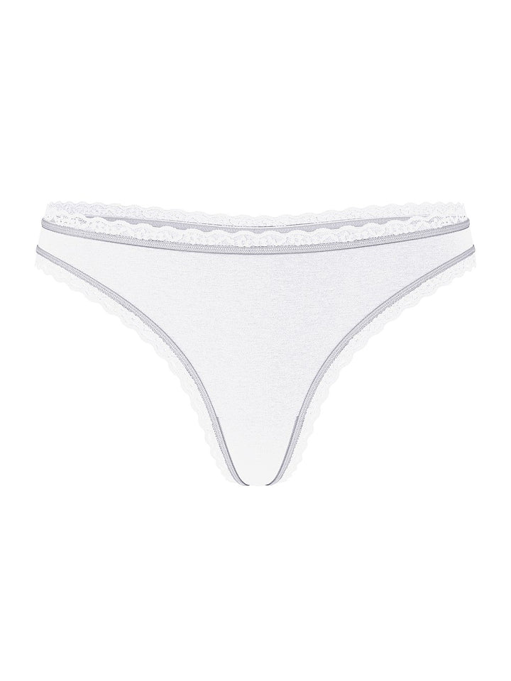 Victoria's Secret The Lacie Cotton Lace-Waist Thong