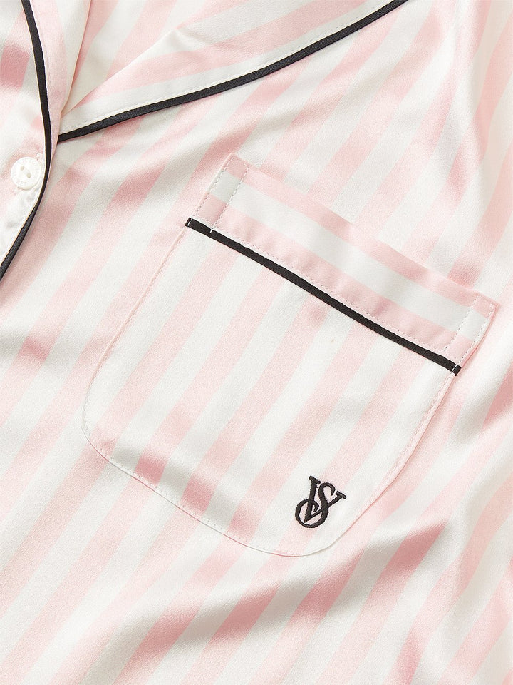 Victoria's Secret Glazed Satin Long Pajama Set