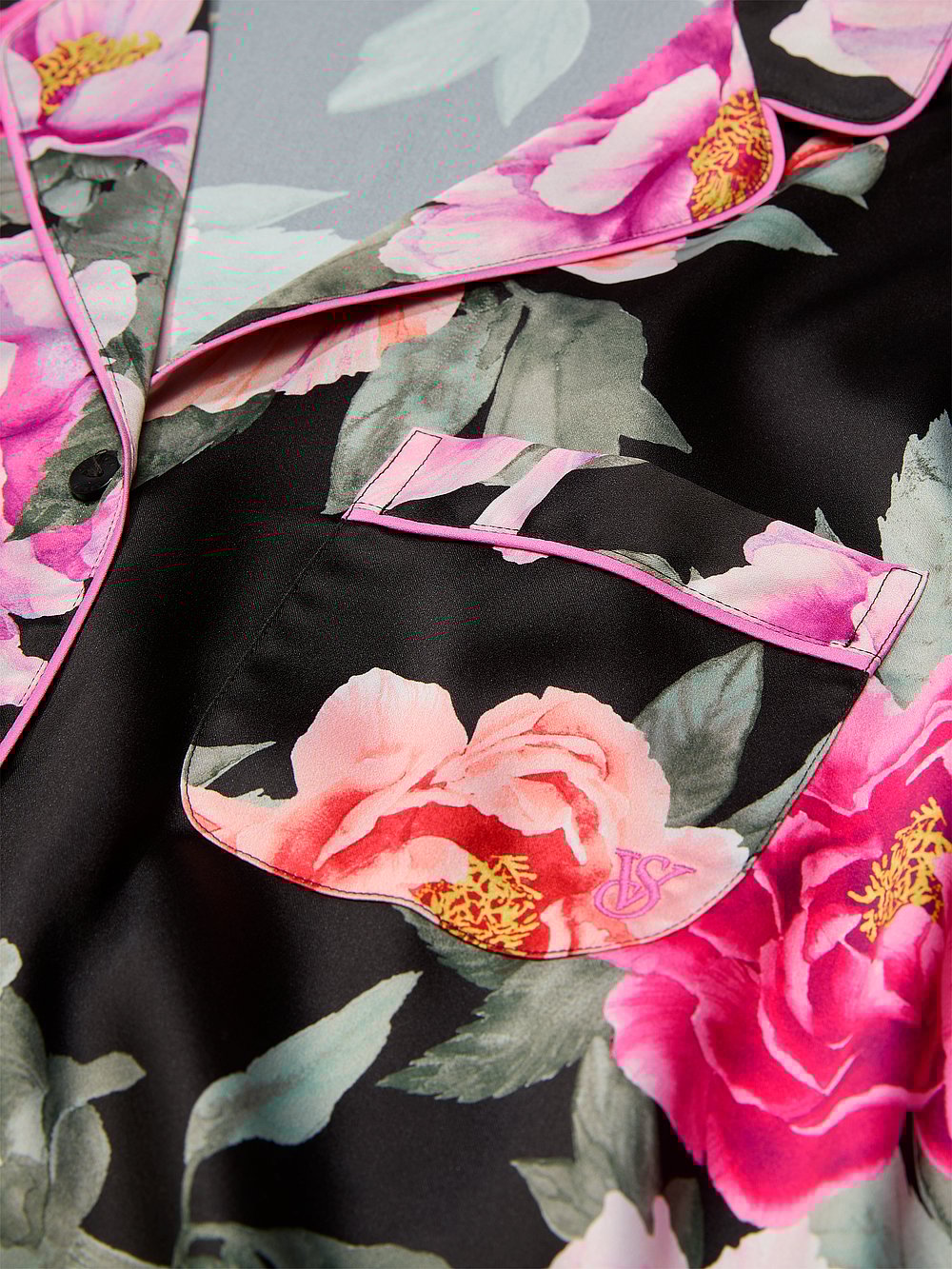 Victoria's Secret Glazed Satin Long Pajama Set