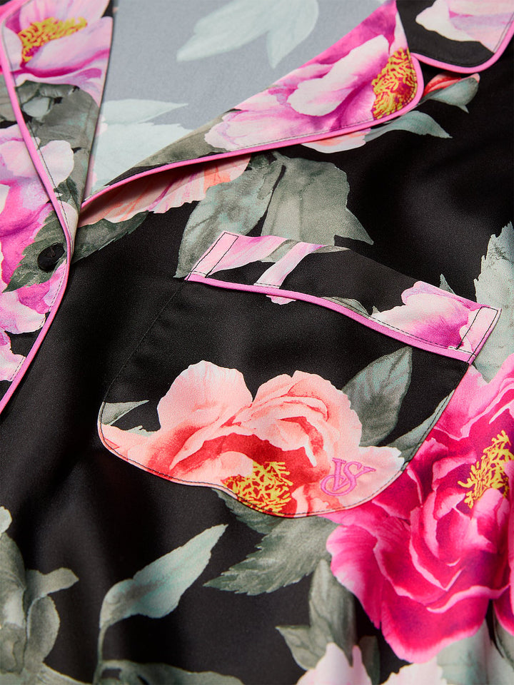 Victoria's Secret Glazed Satin Long Pajama Set