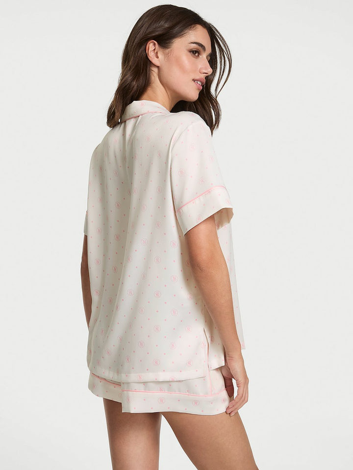 Victoria's Secret Glazed Satin Long Pajama Set