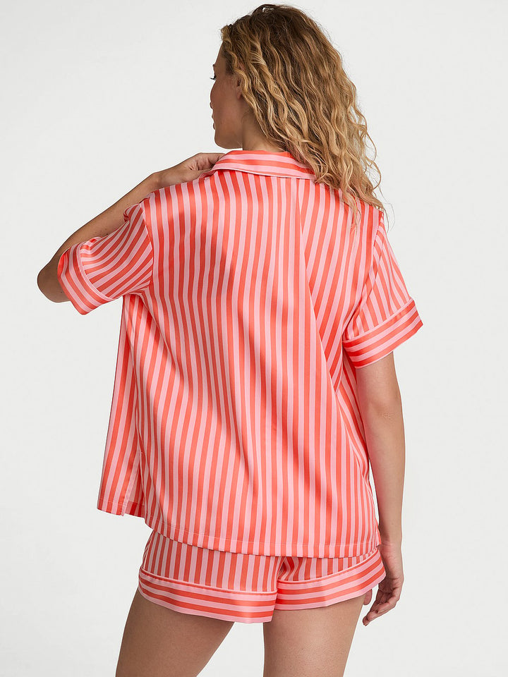 Victoria's Secret Glazed Satin Long Pajama Set