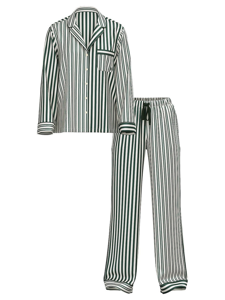 Victoria's Secret Glazed Satin Long Pajama Set