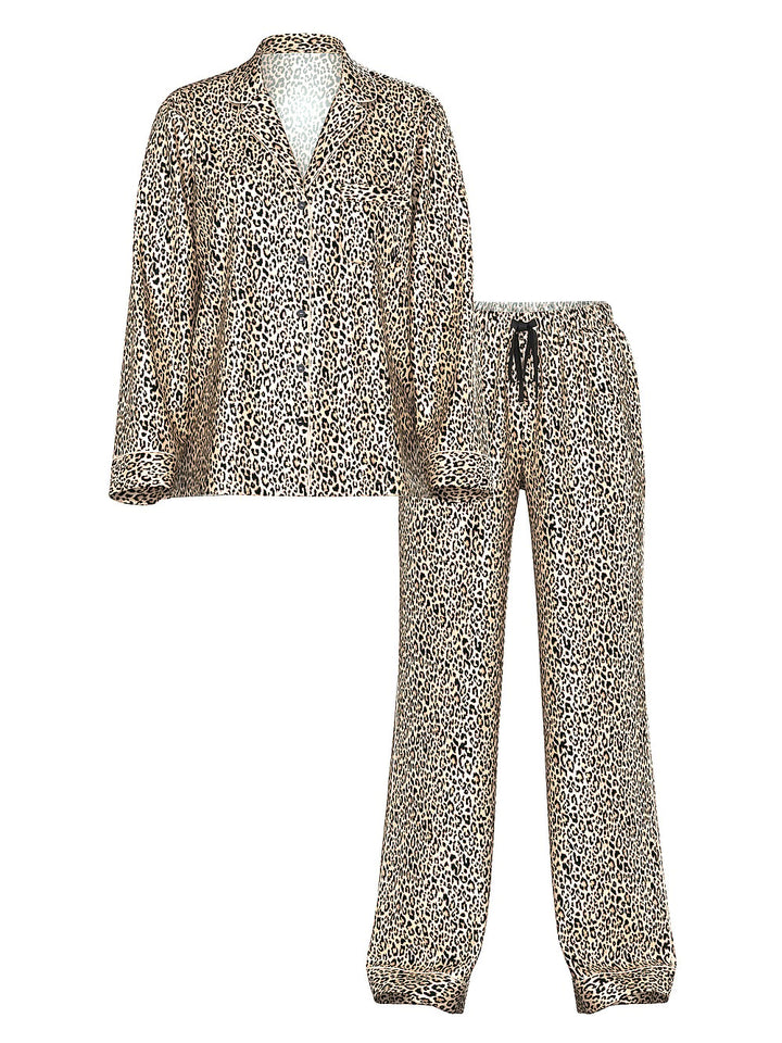 Victoria's Secret Glazed Satin Long Pajama Set