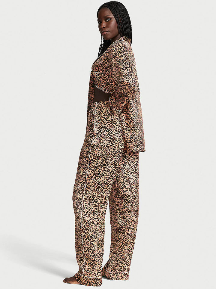 Victoria's Secret Glazed Satin Long Pajama Set