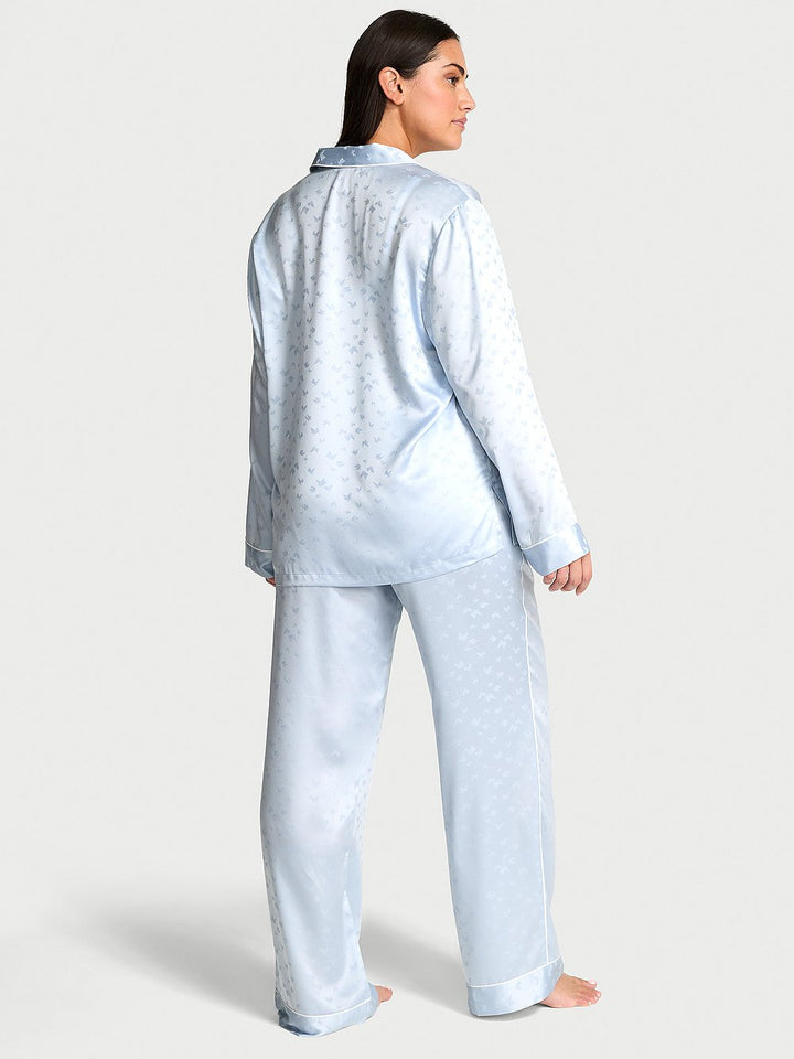 Victoria's Secret Glazed Satin Long Pajama Set