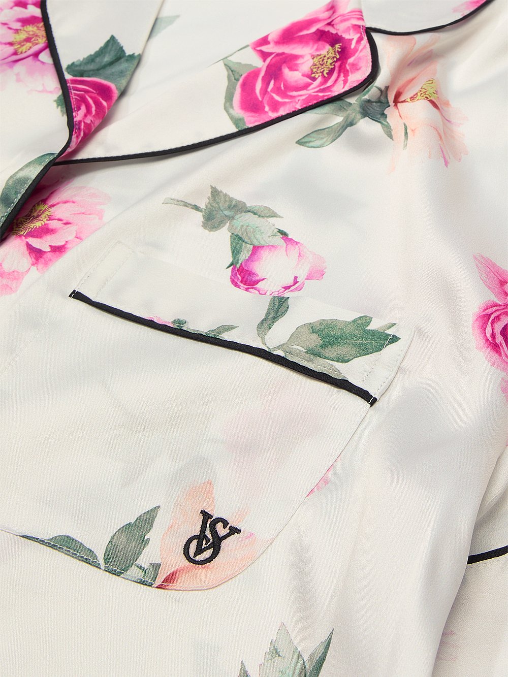 Victoria's Secret Glazed Satin Long Pajama Set