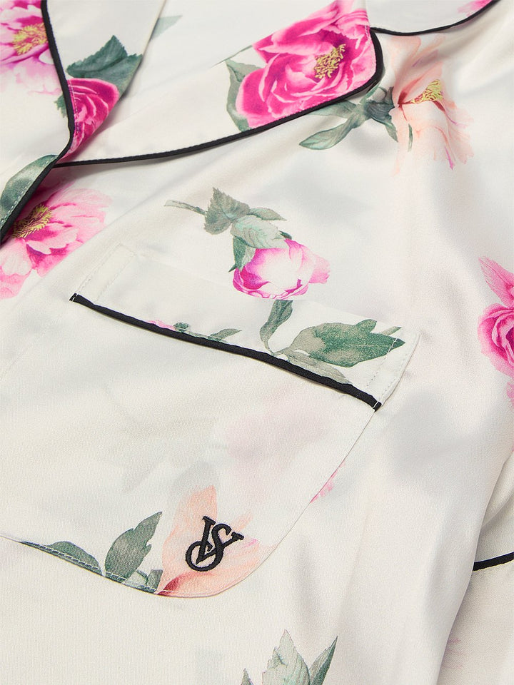 Victoria's Secret Glazed Satin Long Pajama Set