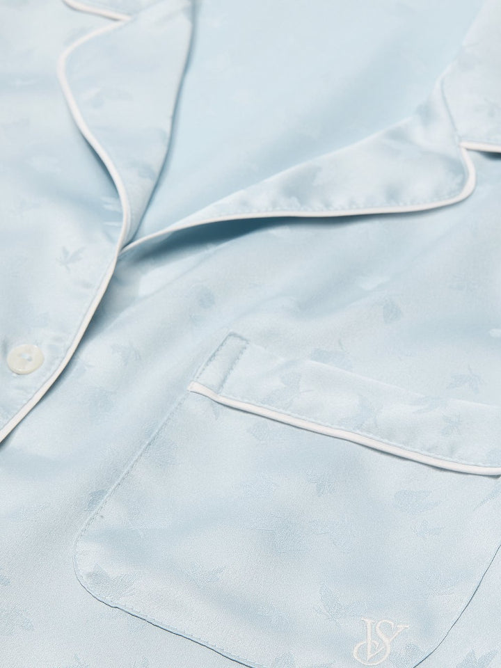 Victoria's Secret Glazed Satin Long Pajama Set