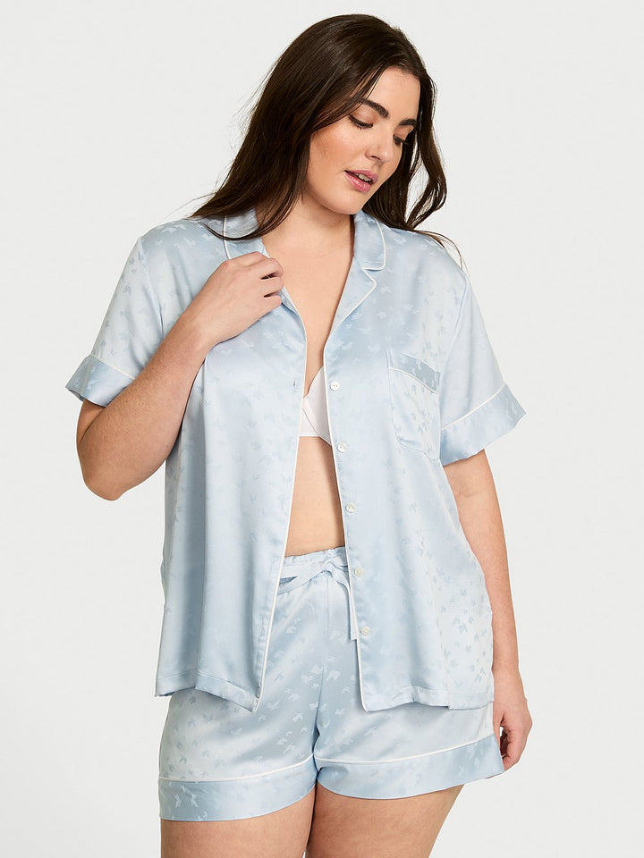 Victoria's Secret Glazed Satin Long Pajama Set