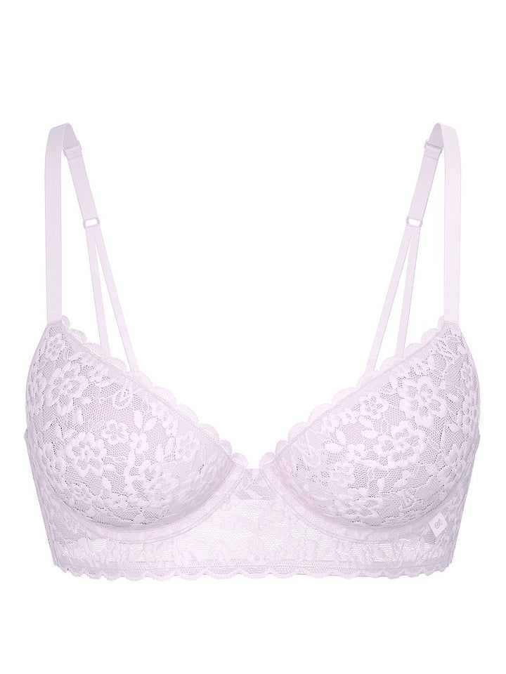 Victoria's Secret Sexy Tee Lacie Lace-Up Longline Bra