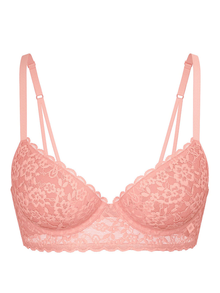 Victoria's Secret Sexy Tee Lacie Lace-Up Longline Bra