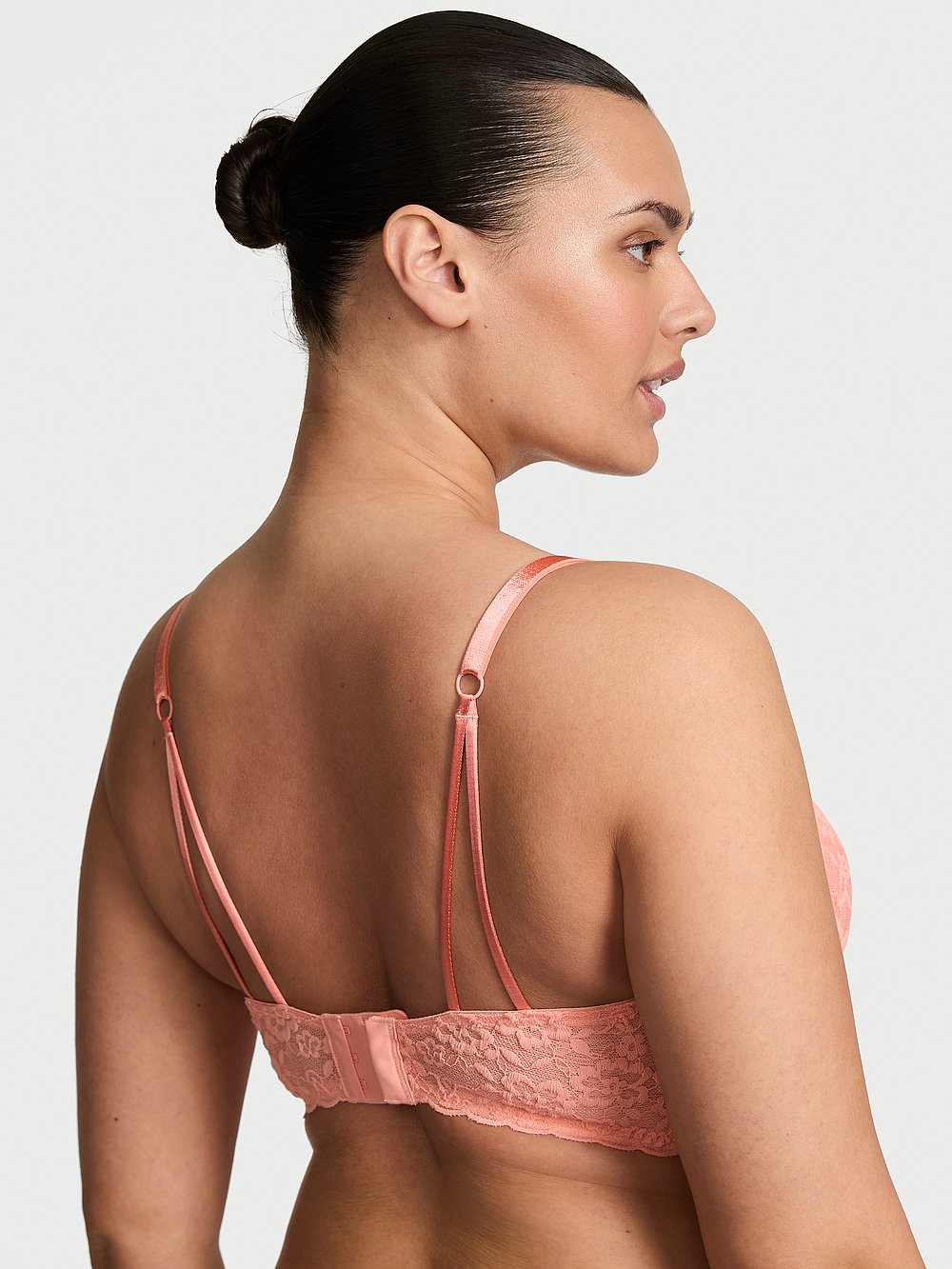 Victoria's Secret Sexy Tee Lacie Lace-Up Longline Bra