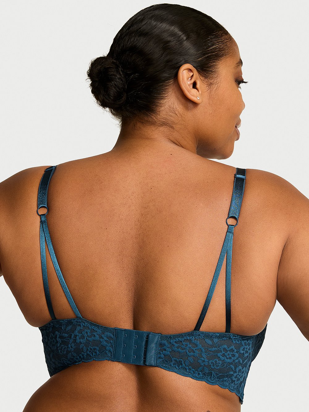 Victoria's Secret Sexy Tee Lacie Lace-Up Longline Bra
