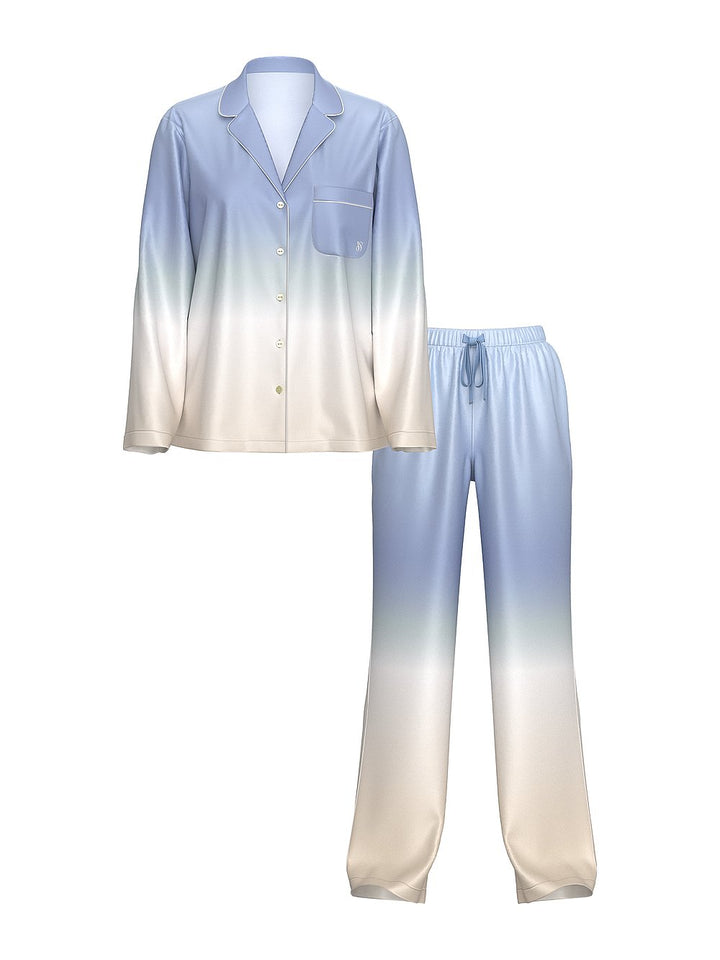 Victoria's Secret Glazed Satin Long Pajama Set
