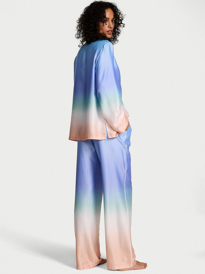 Victoria's Secret Glazed Satin Long Pajama Set