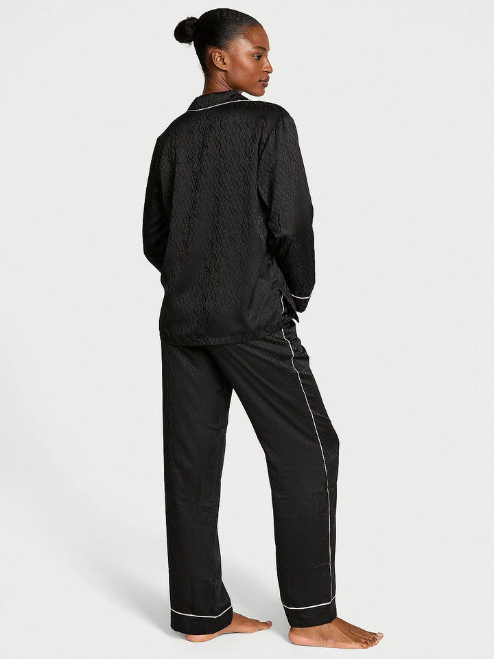 Victoria's Secret Glazed Satin Long Pajama Set