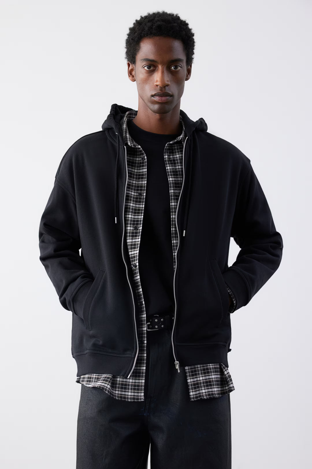 H&M Loose Fit Hooded Jacket