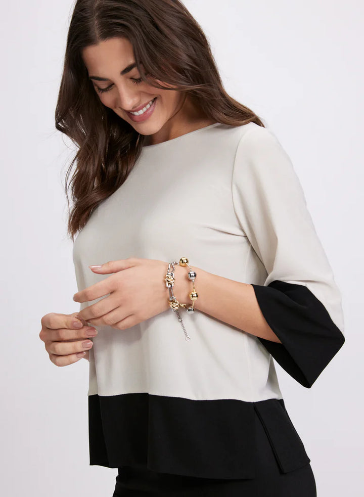 LAURA Colour-Block Top
