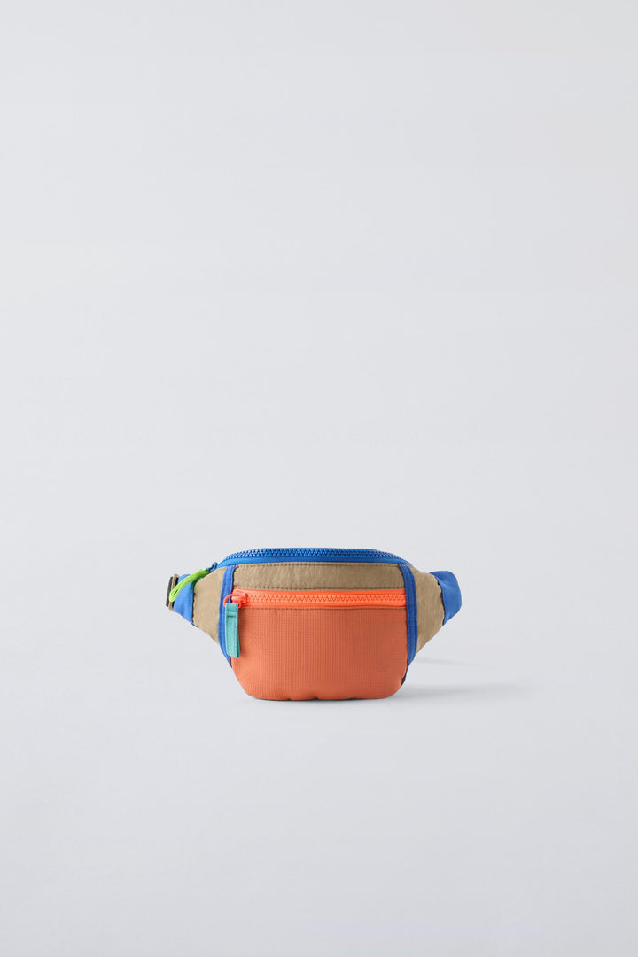 ZARA COLORBLOCK BELT BAG