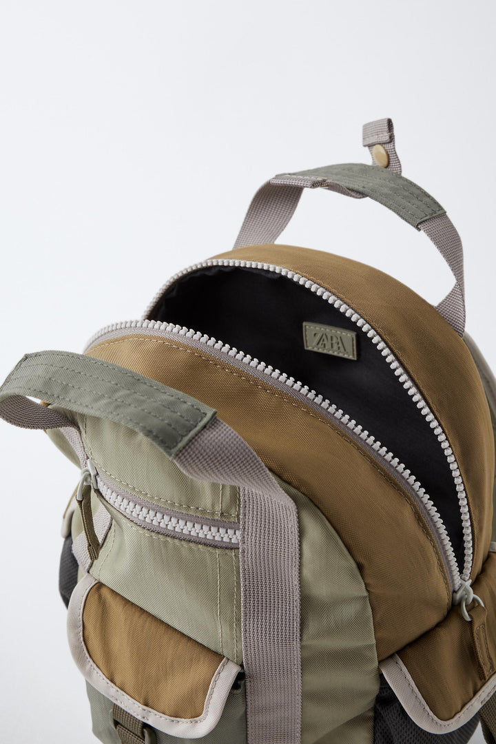 ZARA MULTIPOCKET BACKPACK