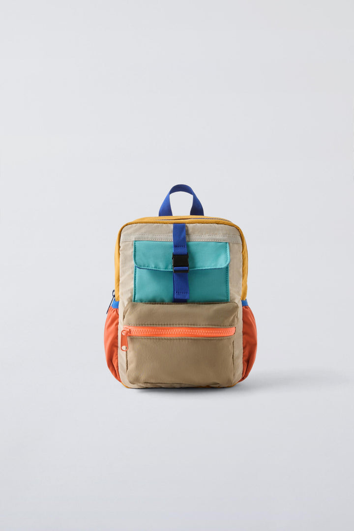 ZARA COLORBLOCK BACKPACK