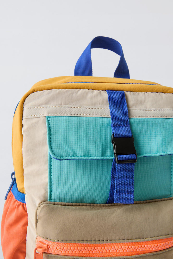 ZARA COLORBLOCK BACKPACK