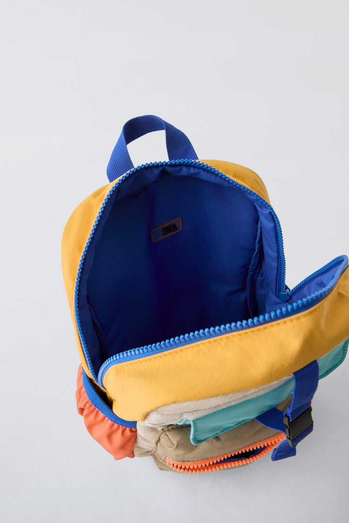 ZARA COLORBLOCK BACKPACK