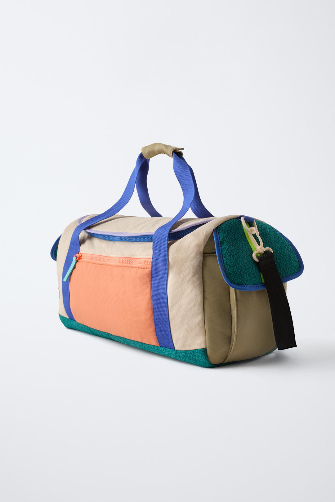 ZARA COLORBLOCK BOWLING BAG