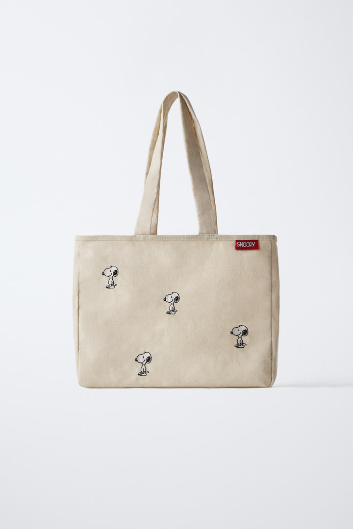 ZARA SNOOPY PEANUTS™ TOTE BAG