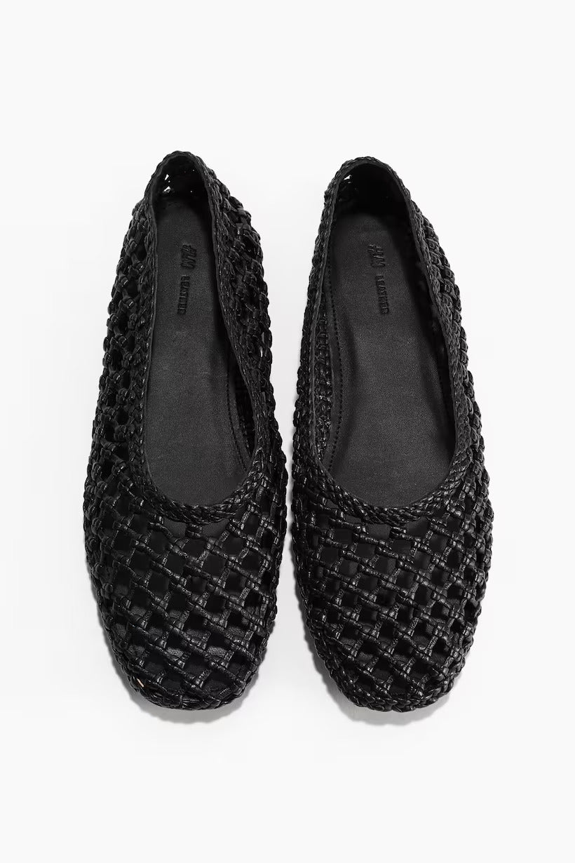 H&M Braided Leather Flats