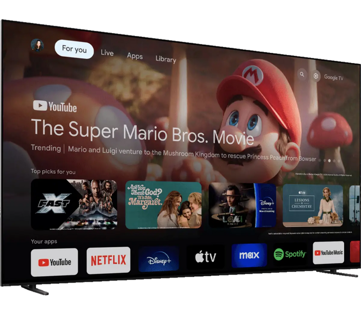 Sony BRAVIA 8 77” Class OLED 4K HDR Google TV (2024)