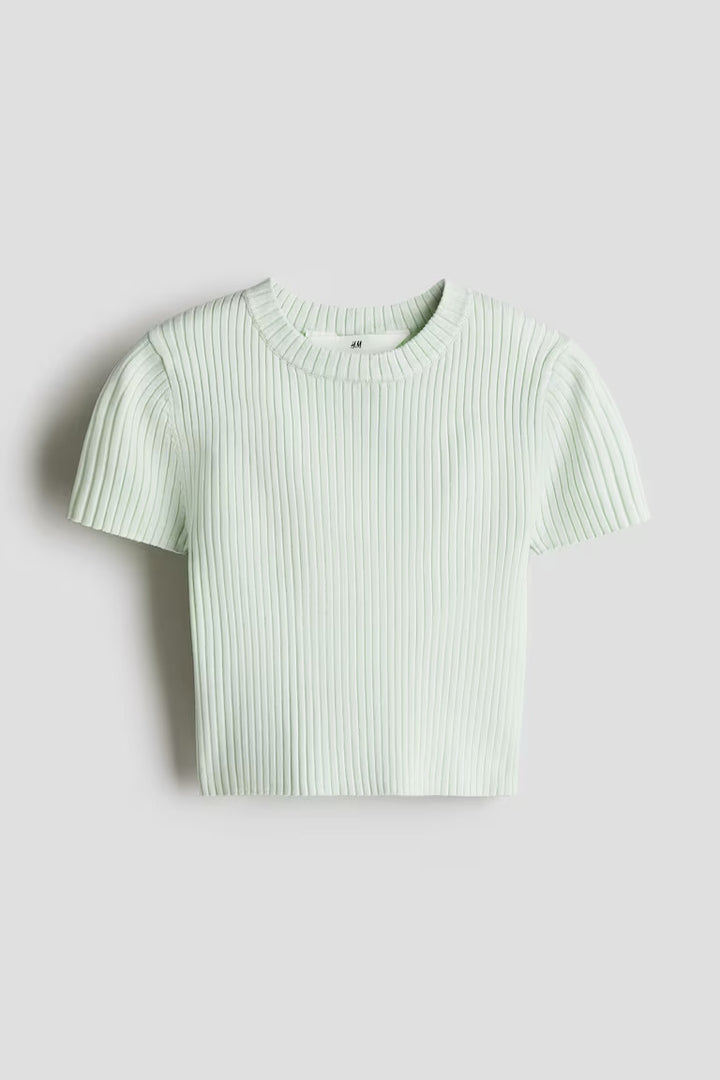 H&M RIB-KNIT TOP