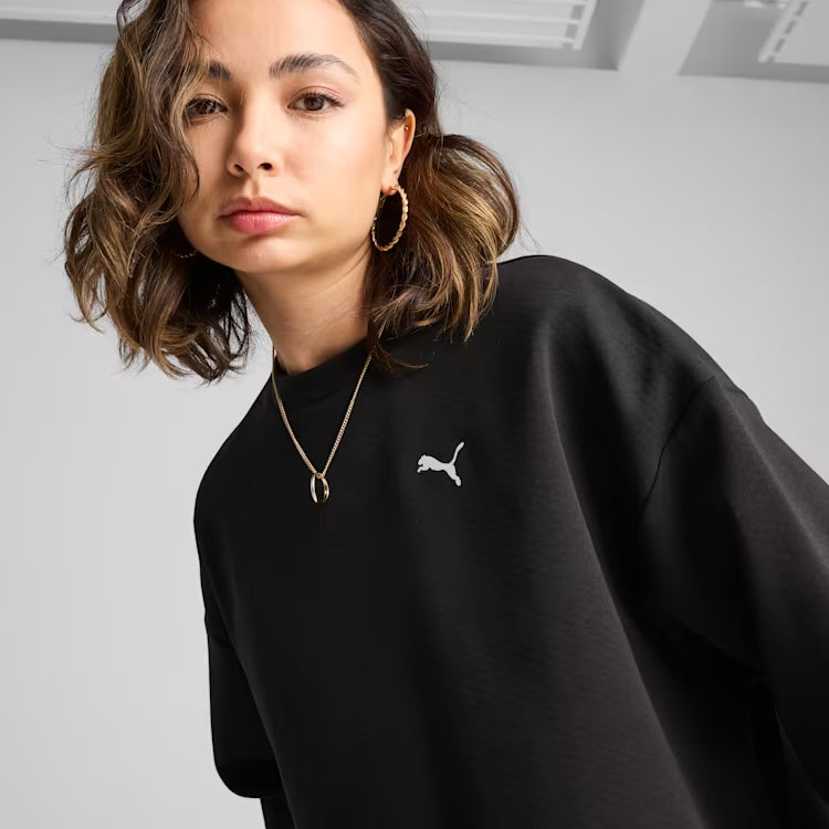PUMA Wardrobe Essentials Women's Oversized Crew Sweatshirt