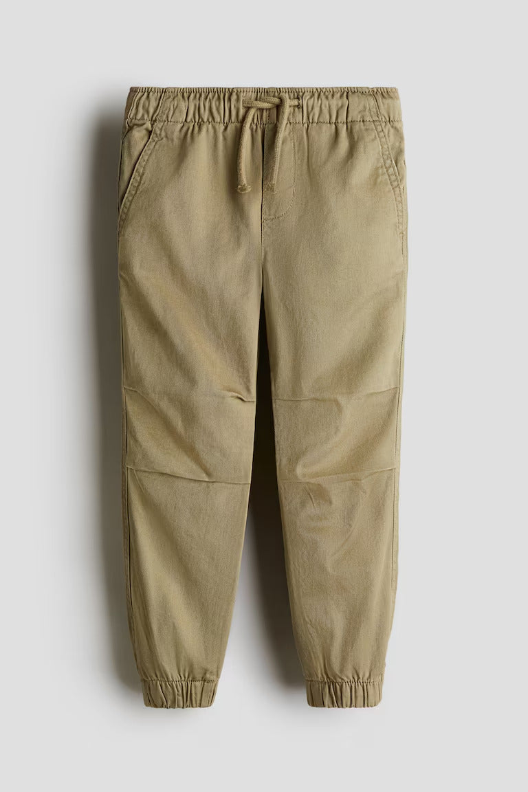 H&M TWILL JOGGERS